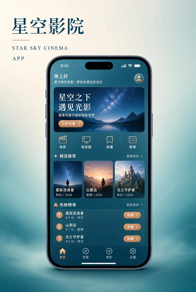 星空影院移动阅读展示